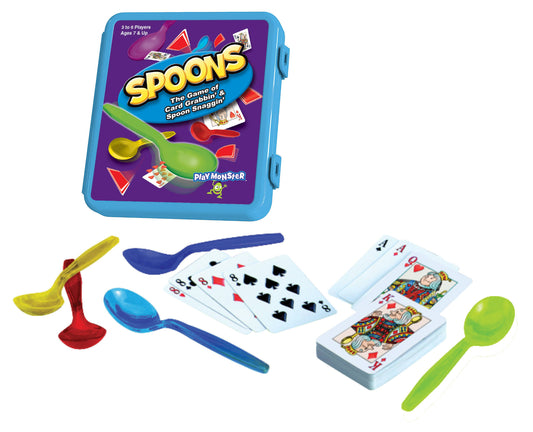 Spoons in a Case - Card Games for Kids