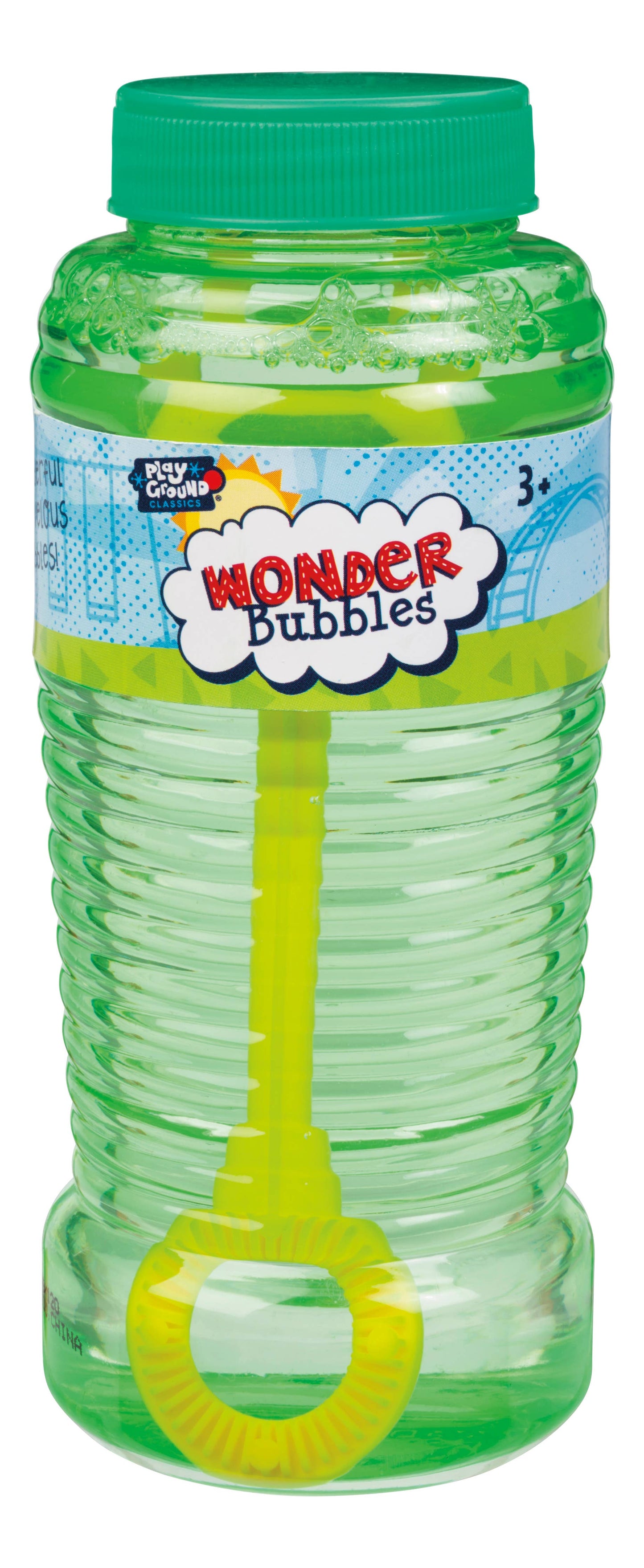 Playground Classics Wonder Bubbles 8 oz, Assorted Colors