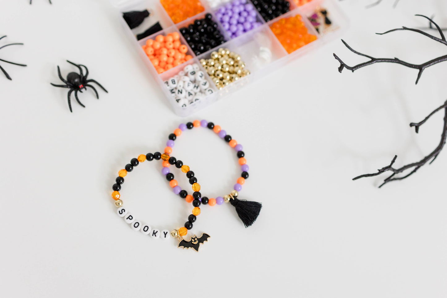 Halloween Spooky Season DIY Stretchy Bracelet Craft Kit