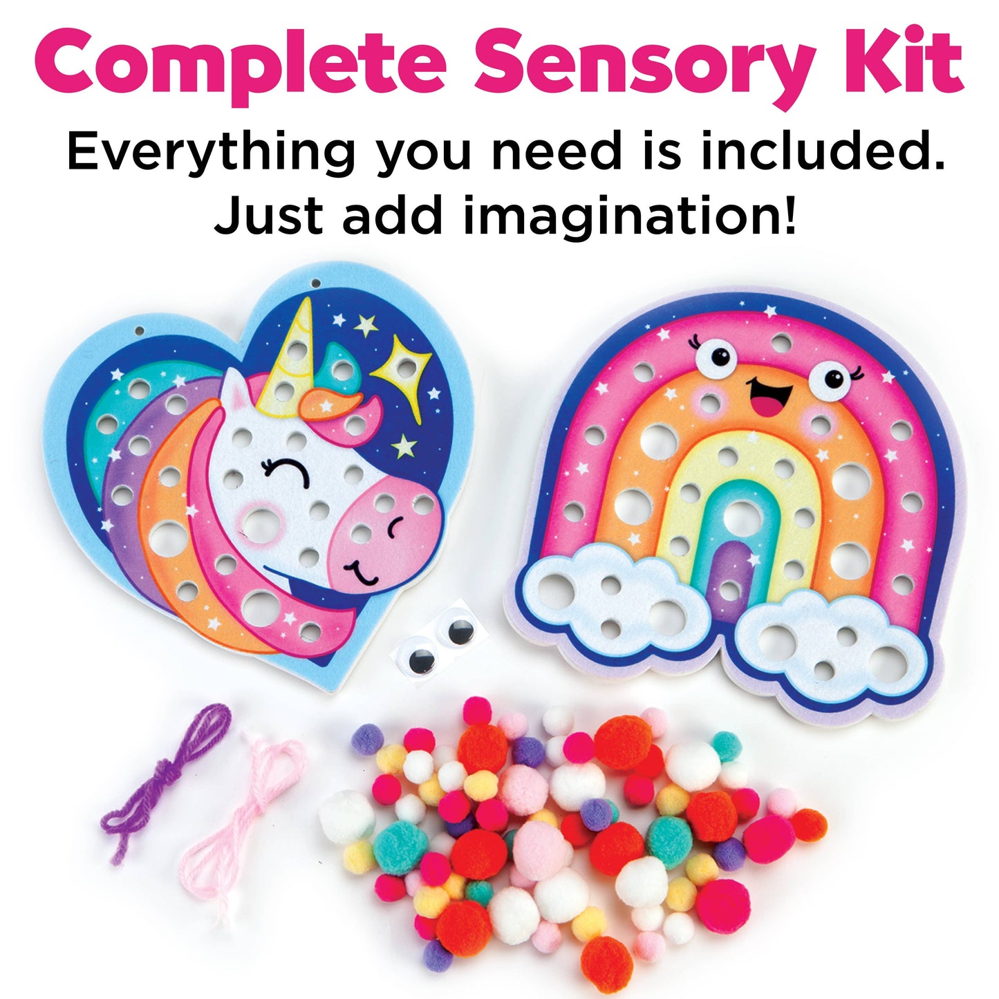 Pom Pom Magical Pictures Activity Kit for Preschool Kids