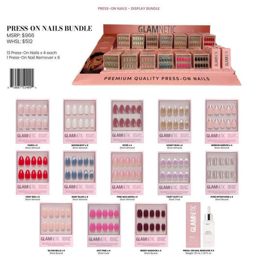Press-On Nails Starter Bundle | Nails & Remover