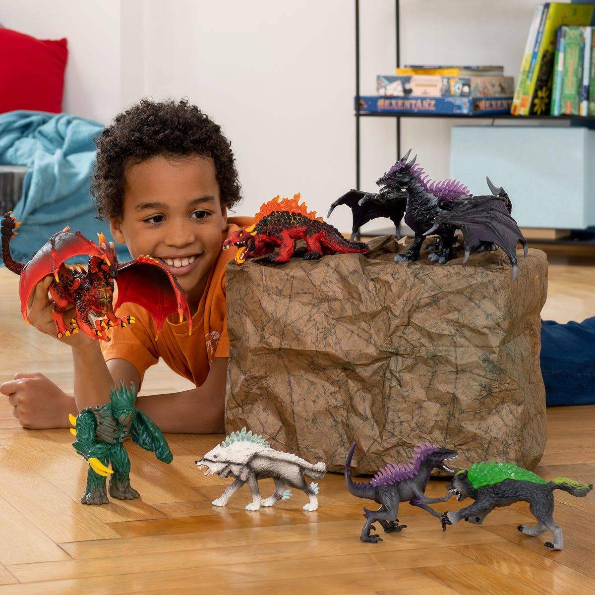 Snow Wolf Action Figure Character Toy