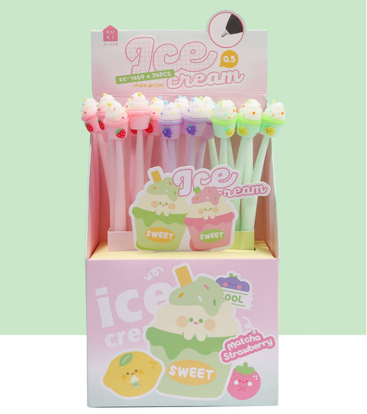 22566 ICE CREAM WIGGLE GEL PEN