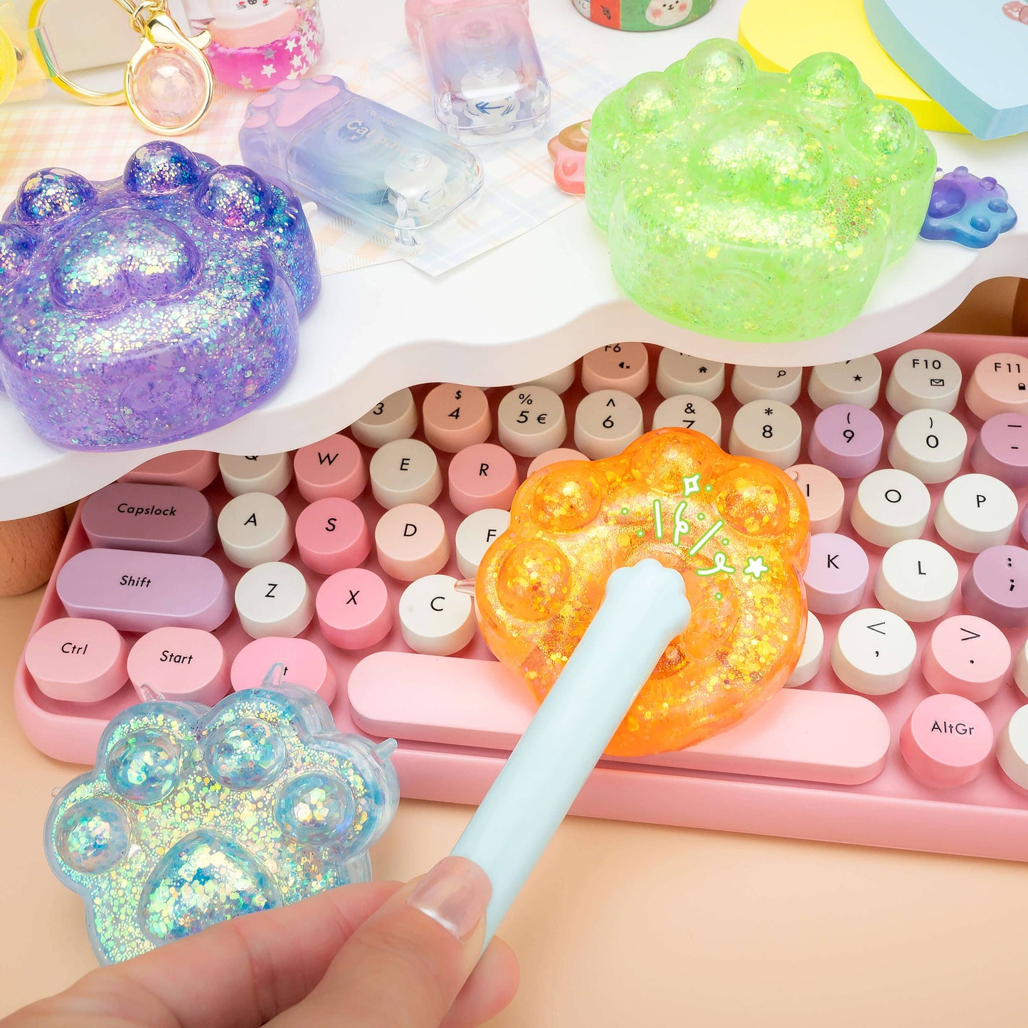 Gummy Kitty Paws Squishy Sensory Toy