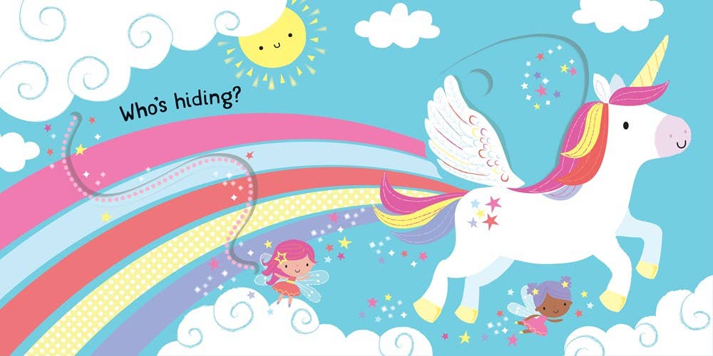 Slide And See Unicorns board book: Usborne