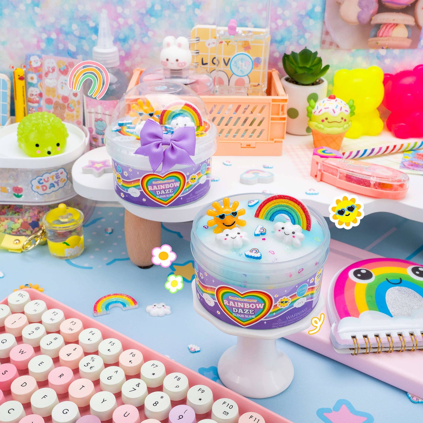 Rainbow Daze Cloud Slime (4pcs/case)