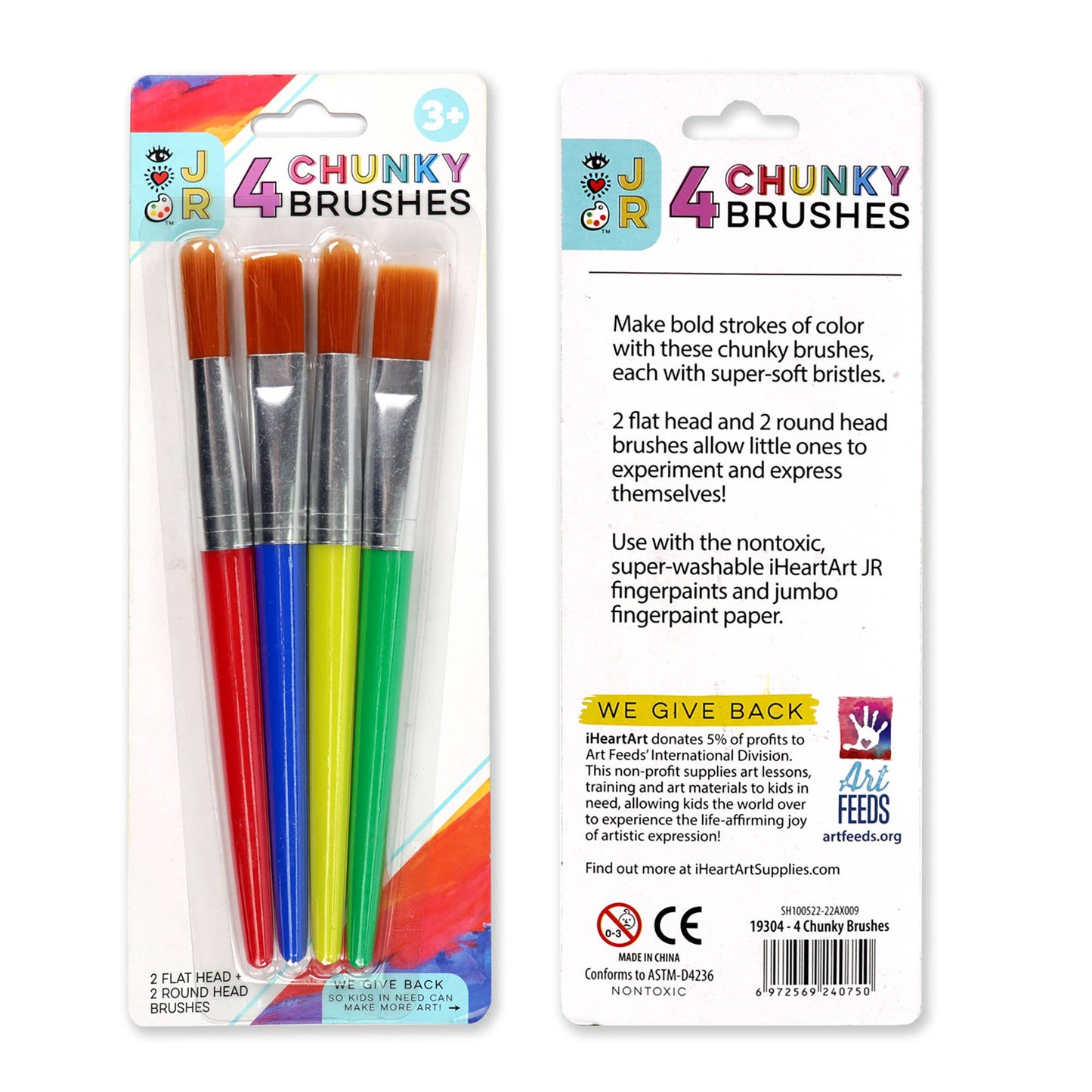 IHeartArt Jr 4 Chunky Brushes