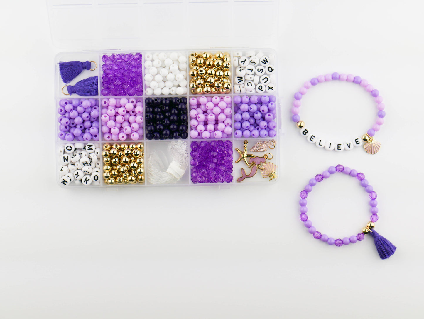 Mermaid At Heart DIY Stretchy Bracelet Craft Kit