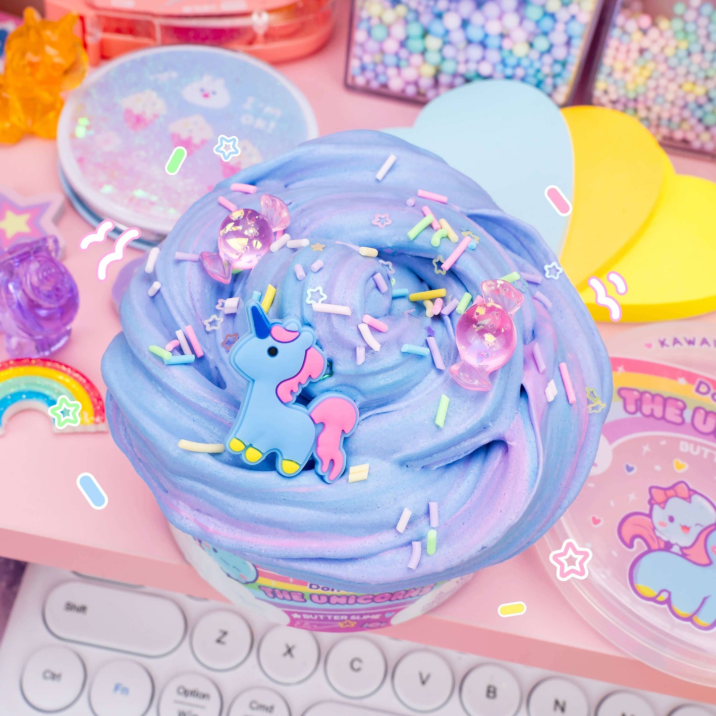 Don't Feed the Unicorns Butter Slime (4pcs/case)
