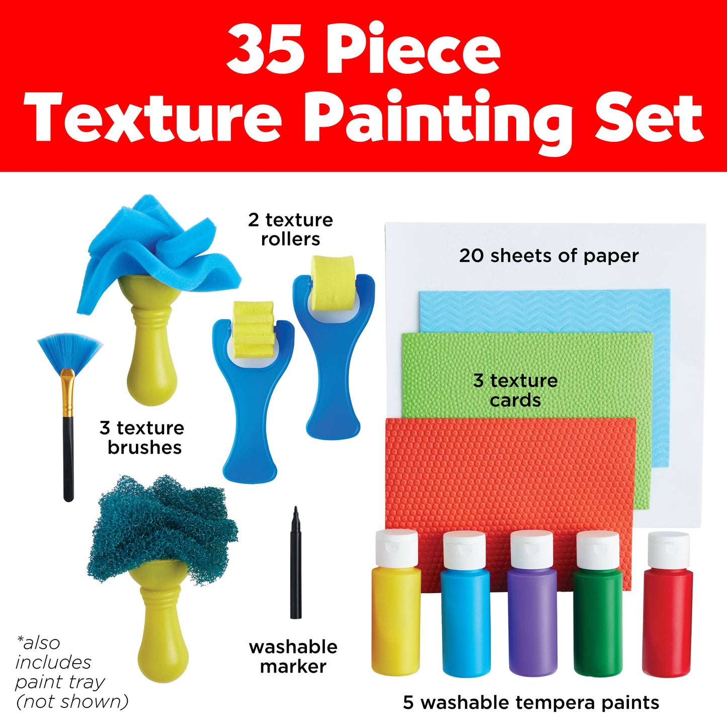 Young Artist Texture Painting Art Set for Kids