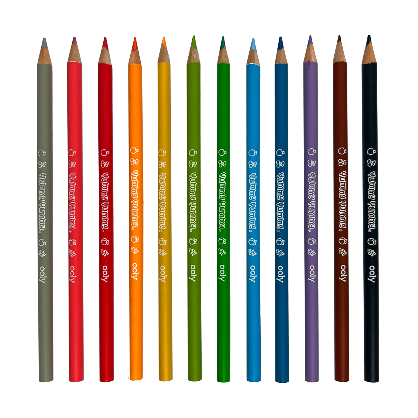 Yummy Yummy: Scented Colored Pencils (Set of 12)