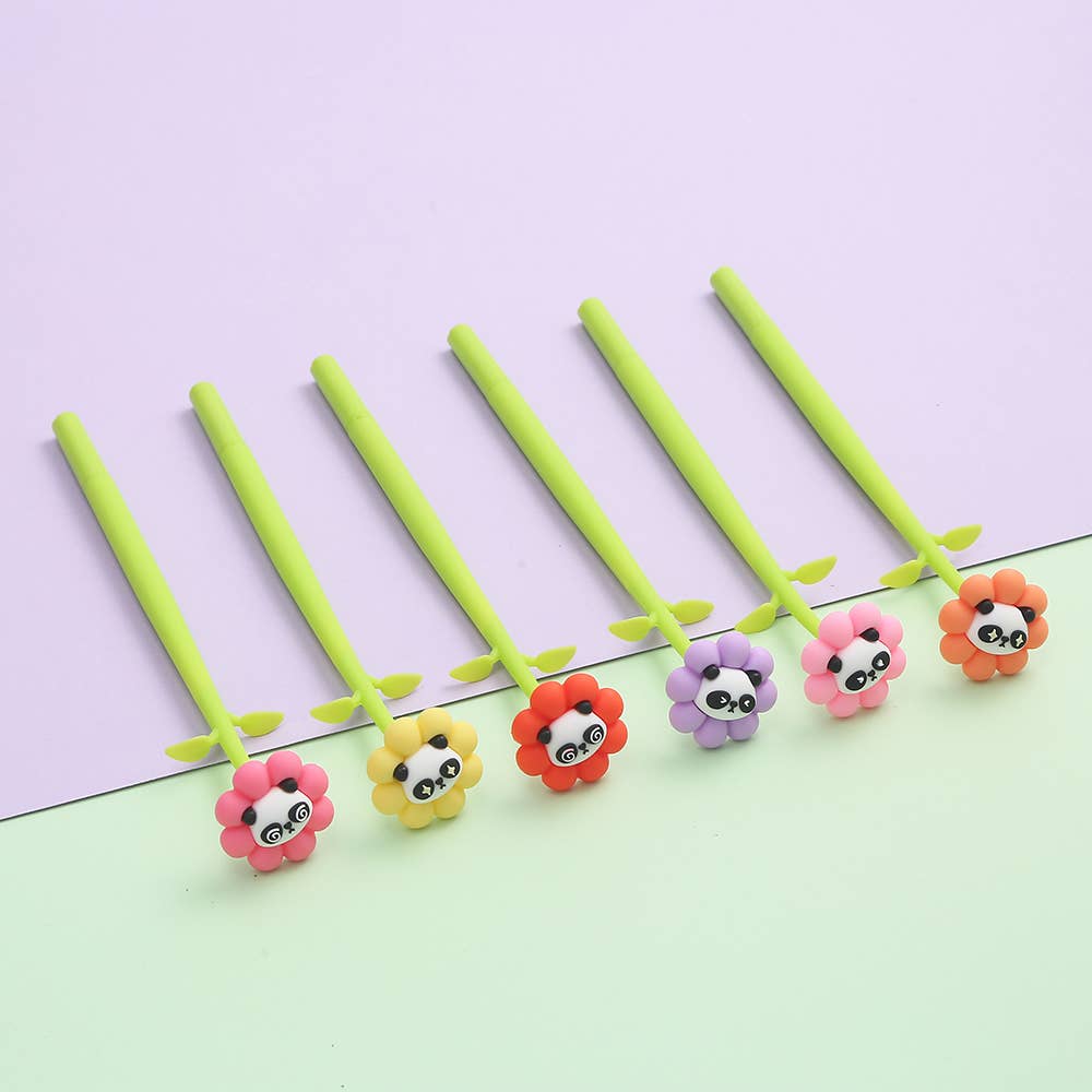 Flower Panda Gel Pen