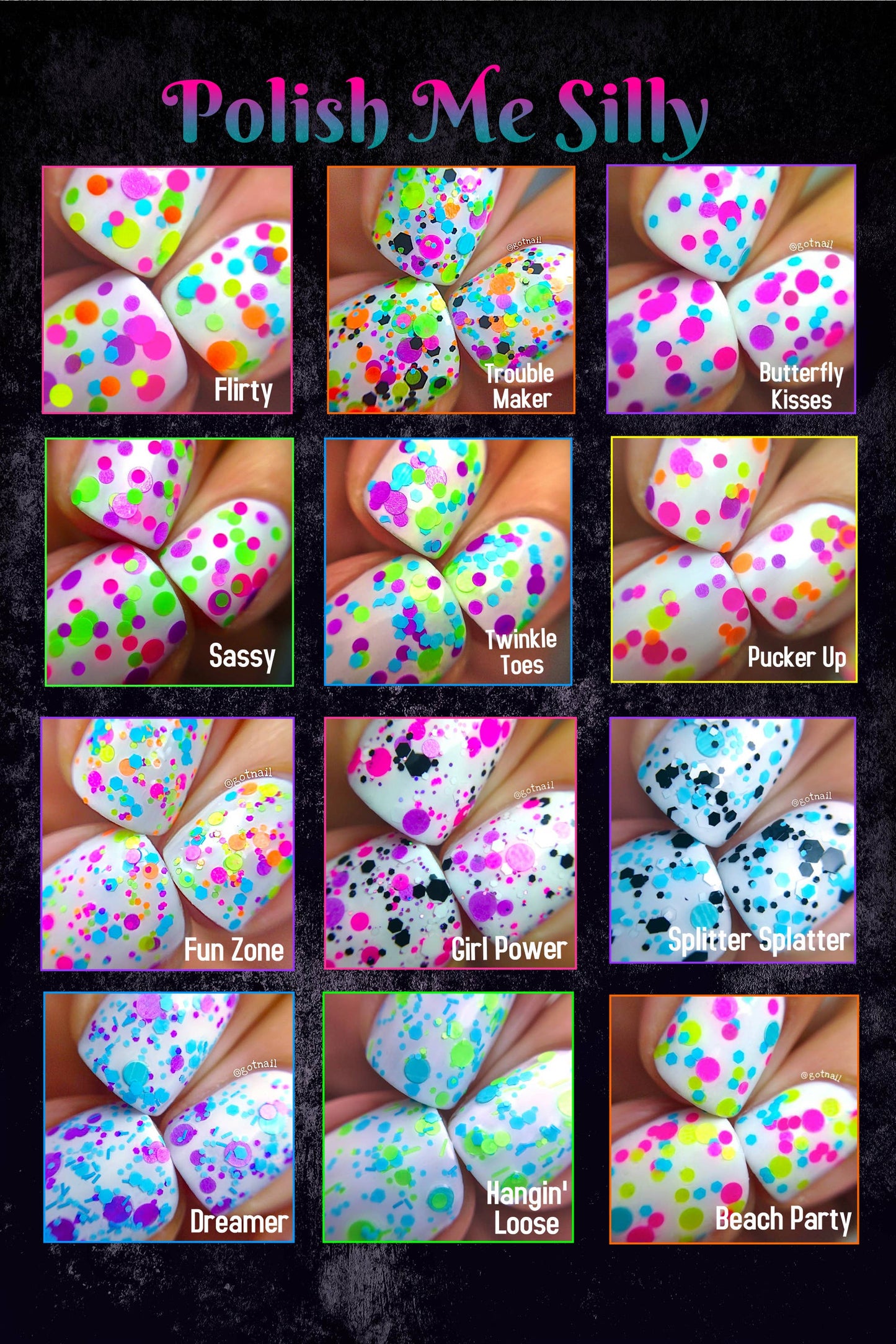 Flirty - Polka Dot Nail Polish