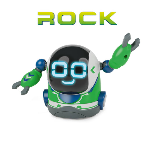 Crazy Robot - Rock Bot - Green/Blue - Robot