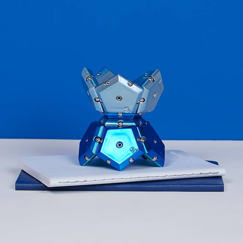 Geode Chrome Sphere Magnetic Sensory Toys