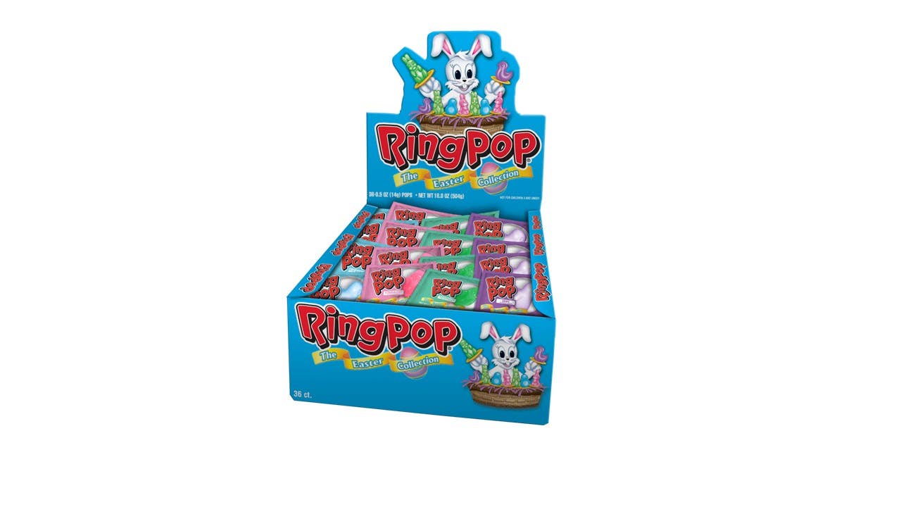 Ring Pop Easter Collection Bunnies & Chicks, 36ct Box