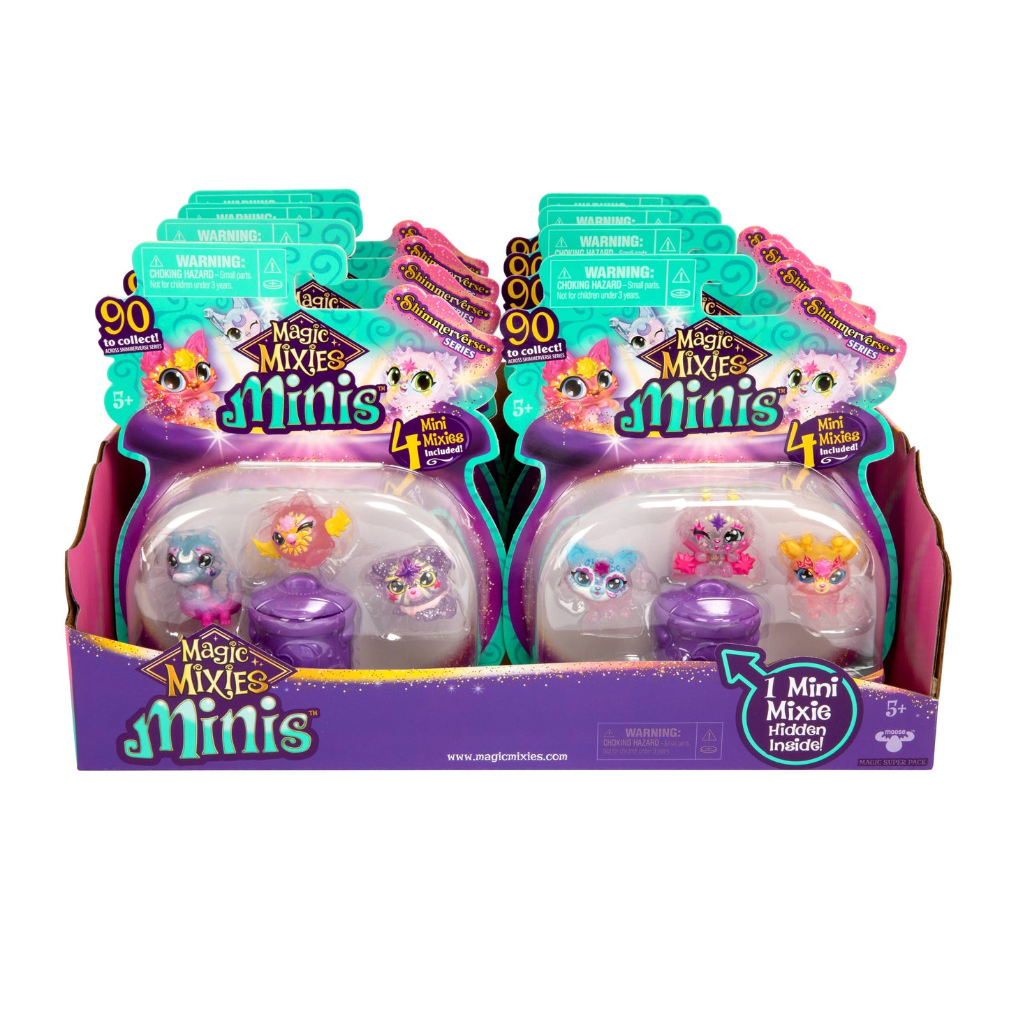 Moose Toys Magic Mixies Mixlings 4-Pack Sparkle