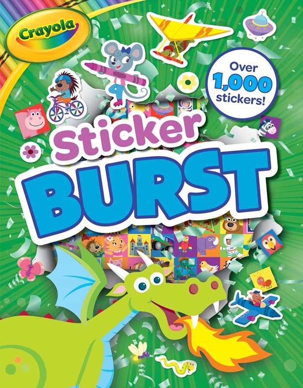 Crayola: Sticker Burst (A Crayola Sticker Activity Book for Kids) by BuzzPop