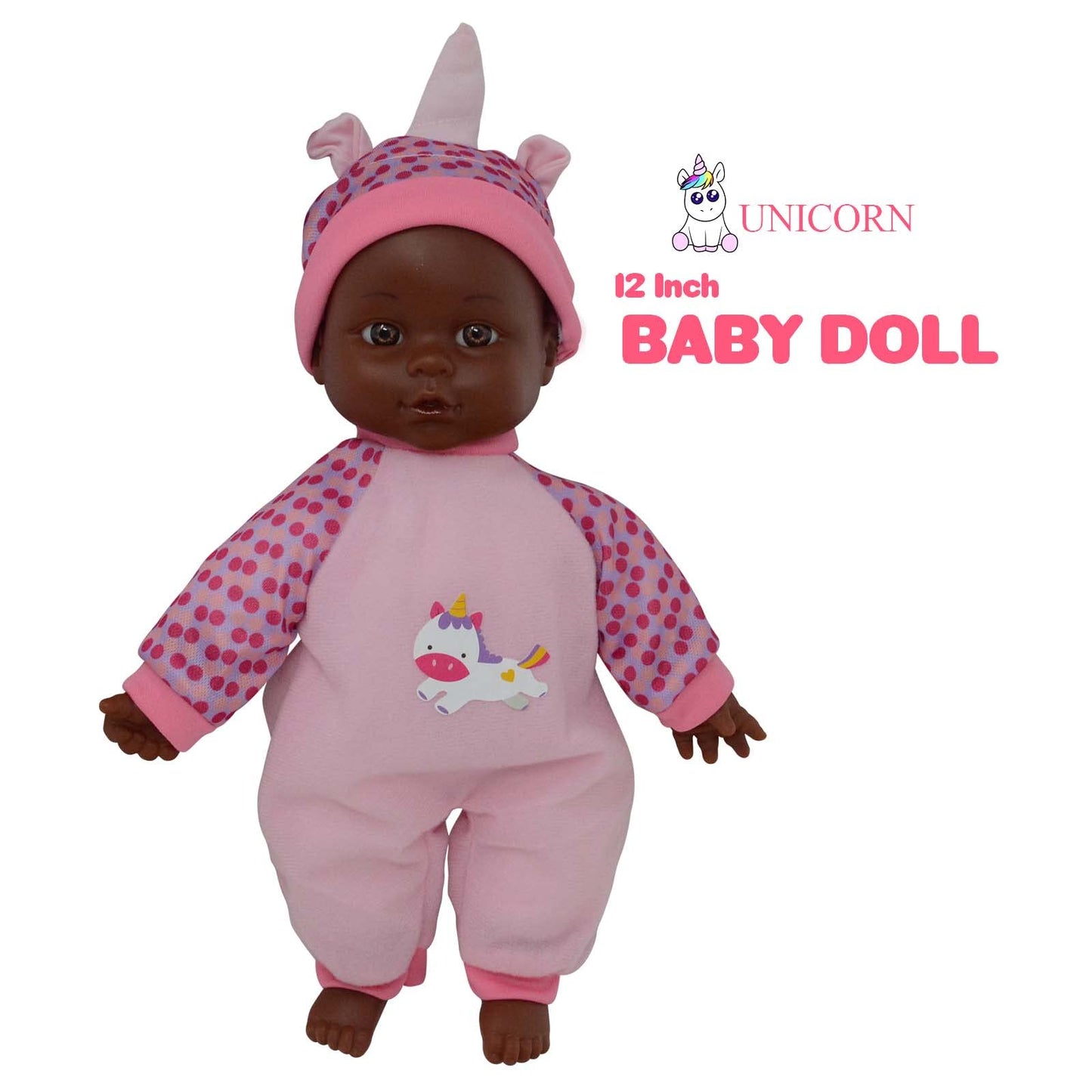 12" Soft Body Talk, Cry & Sing Interactive Baby Doll-Unicorn