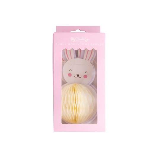 Bunny Honeycomb Banner