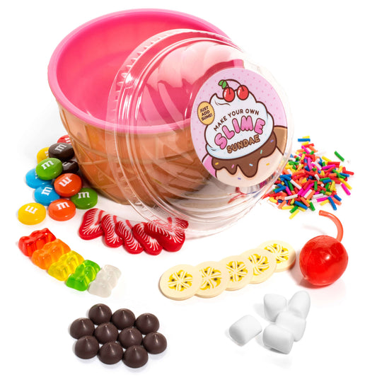 Slime Sundae Cup Toppings Kit - Just Add Slime! (4pcs/case)