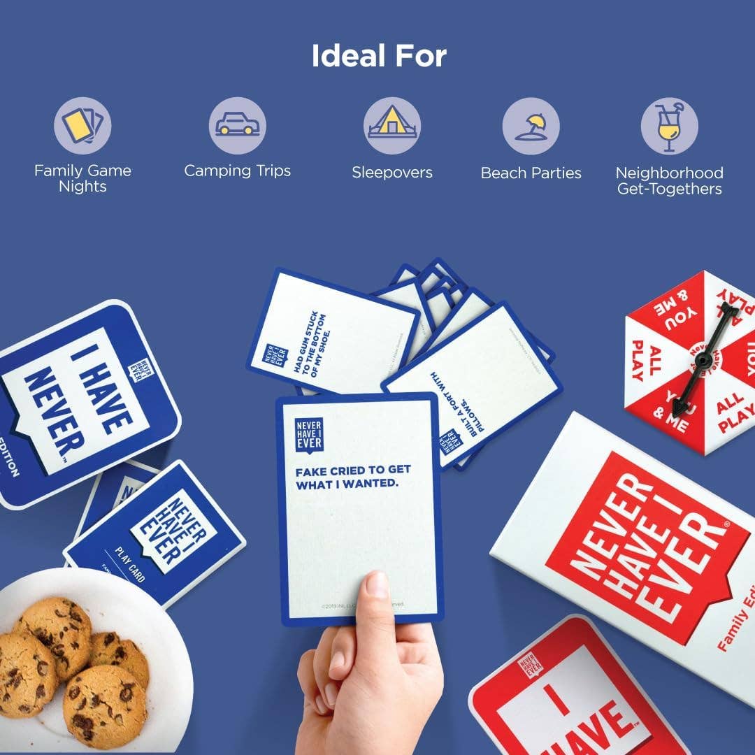 Never Have I Ever, The Family Edition Party Card Game