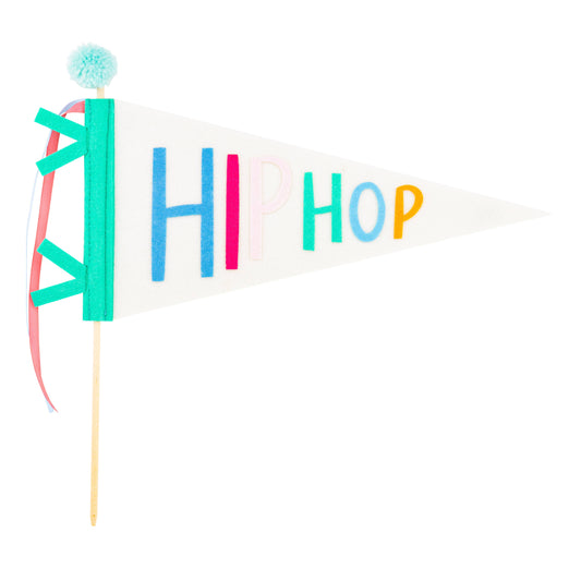 Hip Hop Felt Pennant