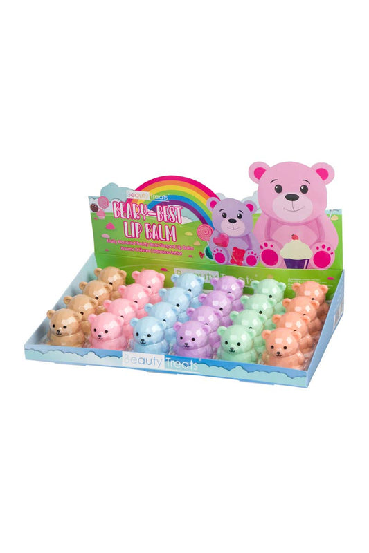 Beauty Treats 665 Beary-Best Lip Balm - 24pc