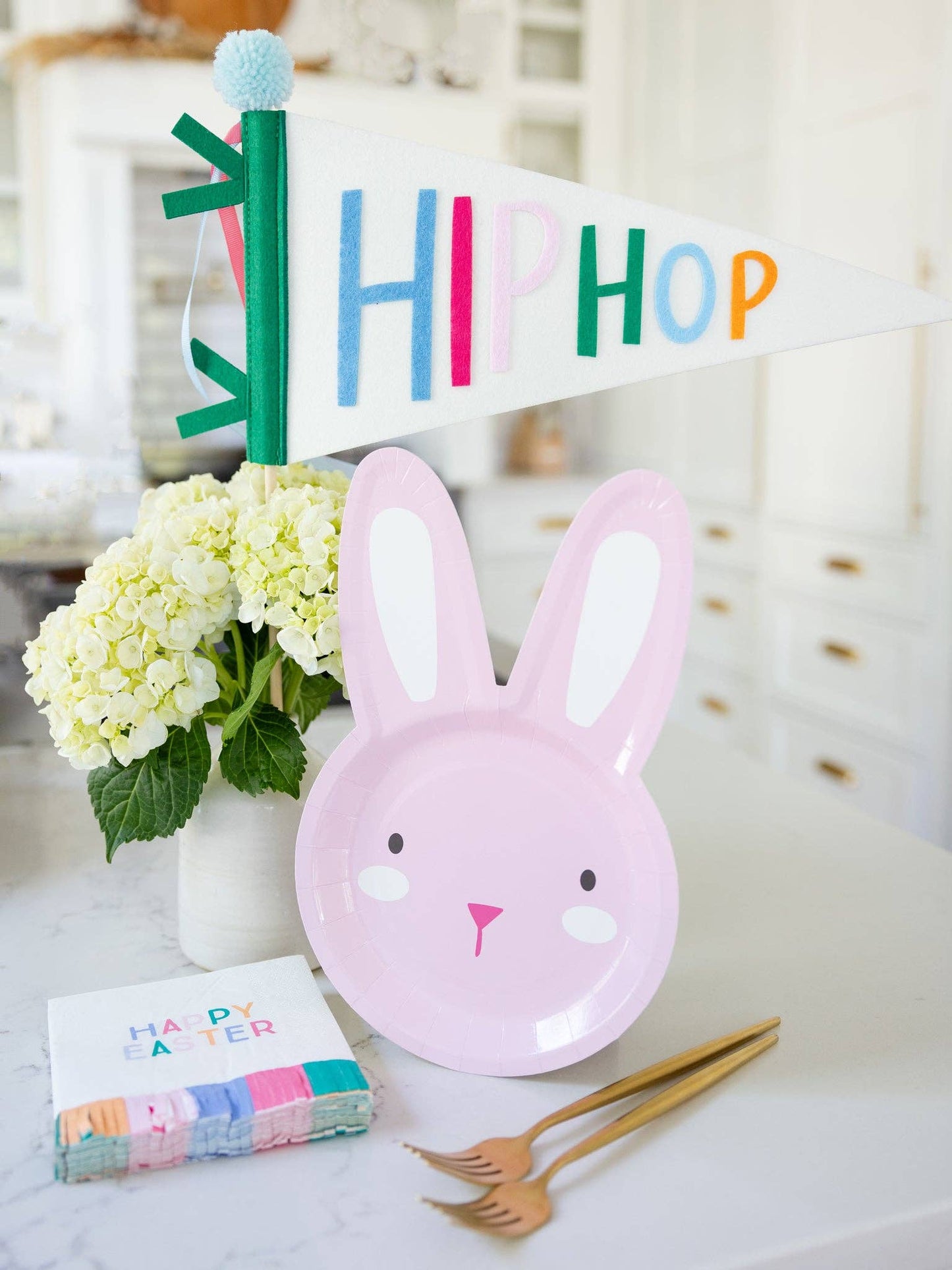 Hip Hop Felt Pennant