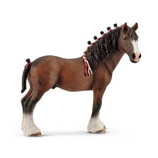 Clydesdale Gelding Farm Horse Toy