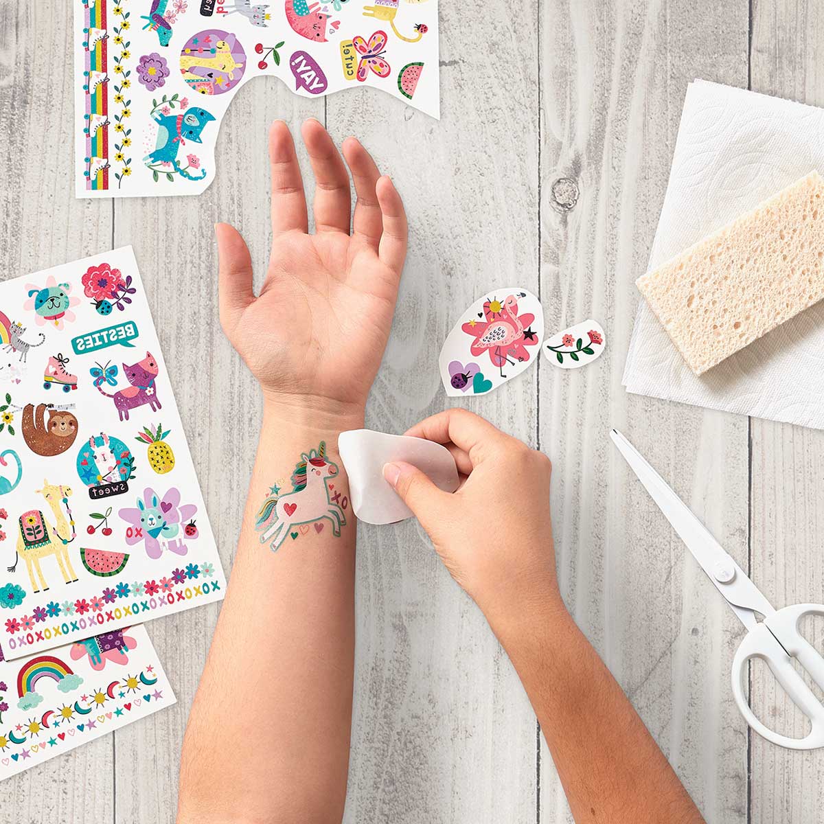 Tattoo Palooza: Temporary Tattoos - Dino. Days (3 Sheet Set)