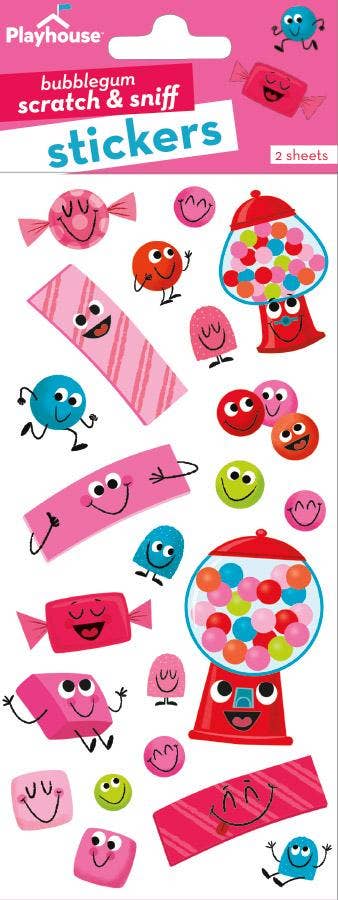 Bubble Gum Scratch & Sniff Sticker