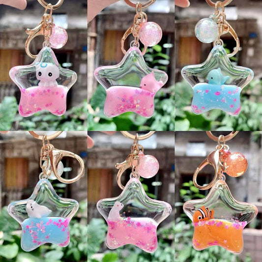 Sea Star Floaty Key Charm