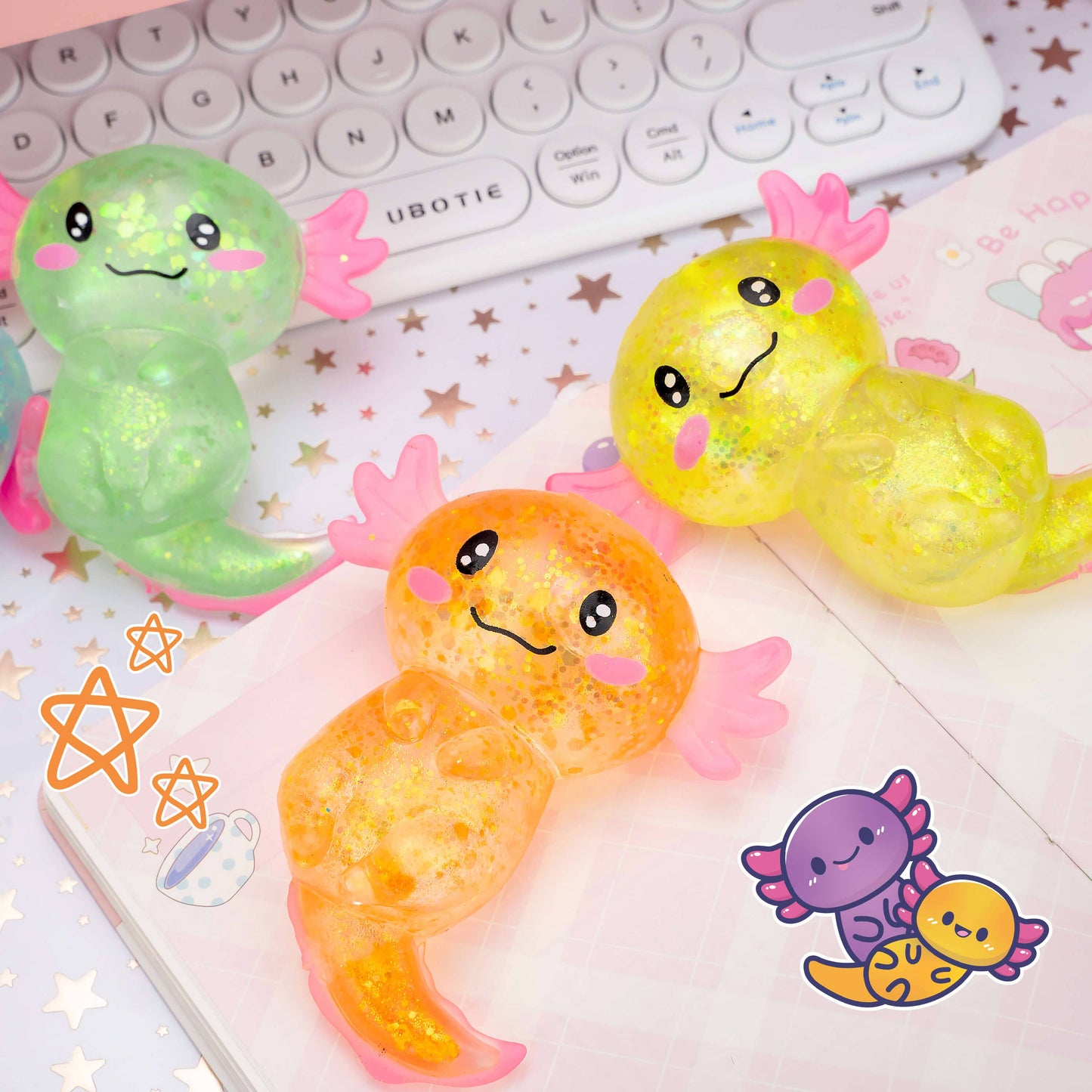 Gummy Axolotl Pets Sensory Squishy Toy (12pcs/case)