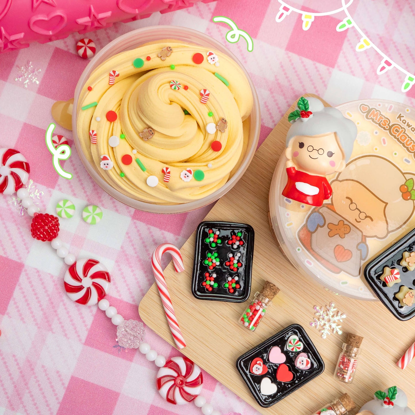 Mrs. Claus' Cookie Dough Clay-Dough Signature Dome™ Slime (4pcs/case)