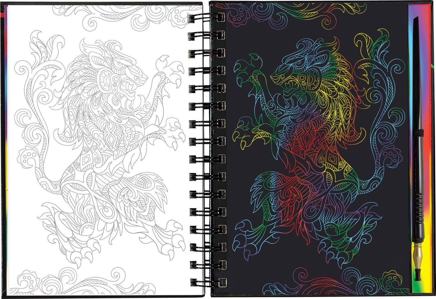 Scratch & Sketch Extreme Fantasy Art (Trace Along)