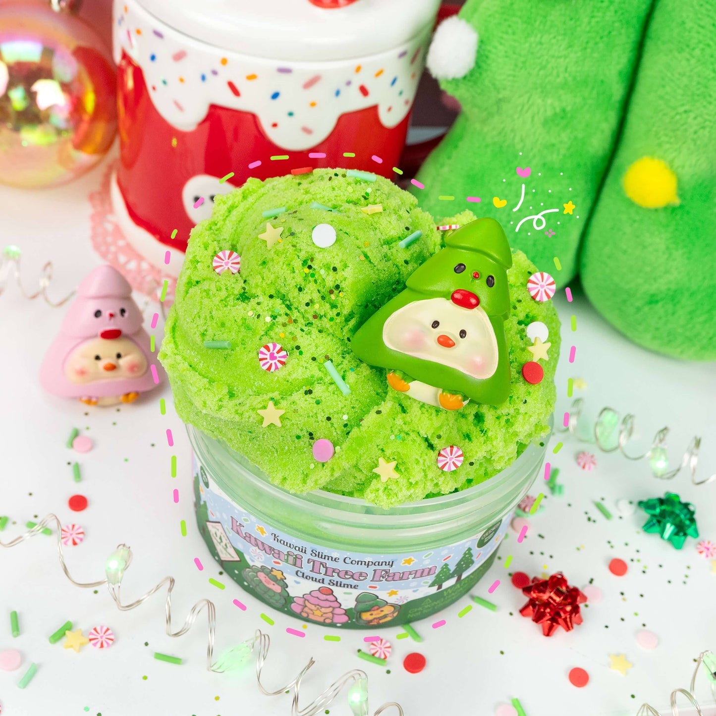 Kawaii Tree Farm Cloud Slime (4pcs/case)
