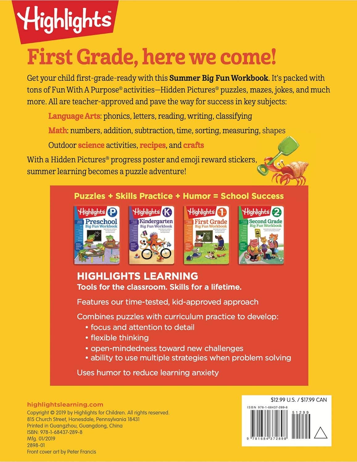 Summer Big Fun Workbook Bridging Grades K & 1