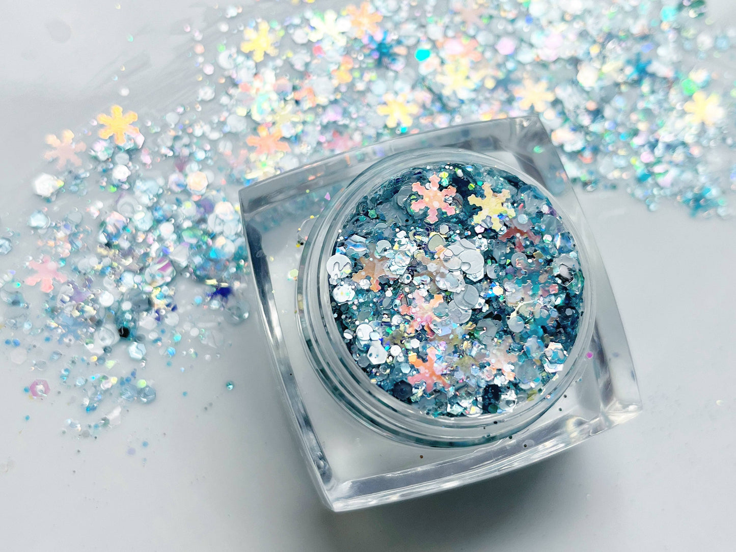 Winter Wonderland Snowflake Christmas Face and Body Glitter