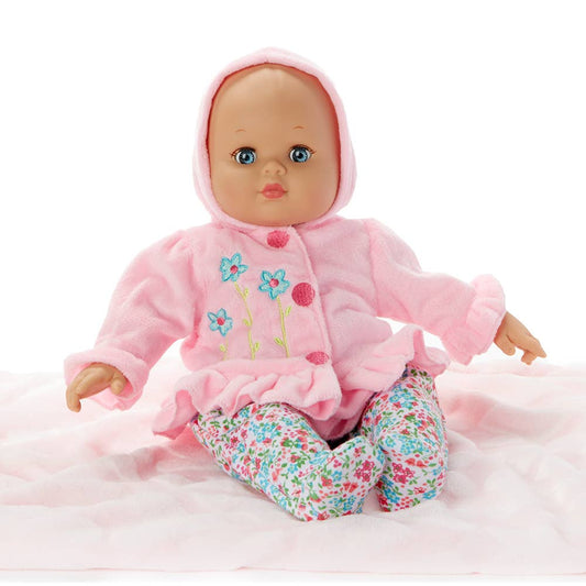 Baby Cuddles Pink Hoodie (includes a bottle)