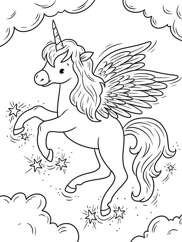 Unicorn Puffy Art by IglooBooks
