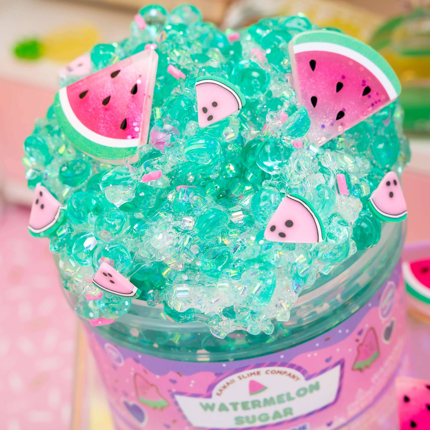 Watermelon Sugar Fishbowl Bingsu Slime (4pcs/case)