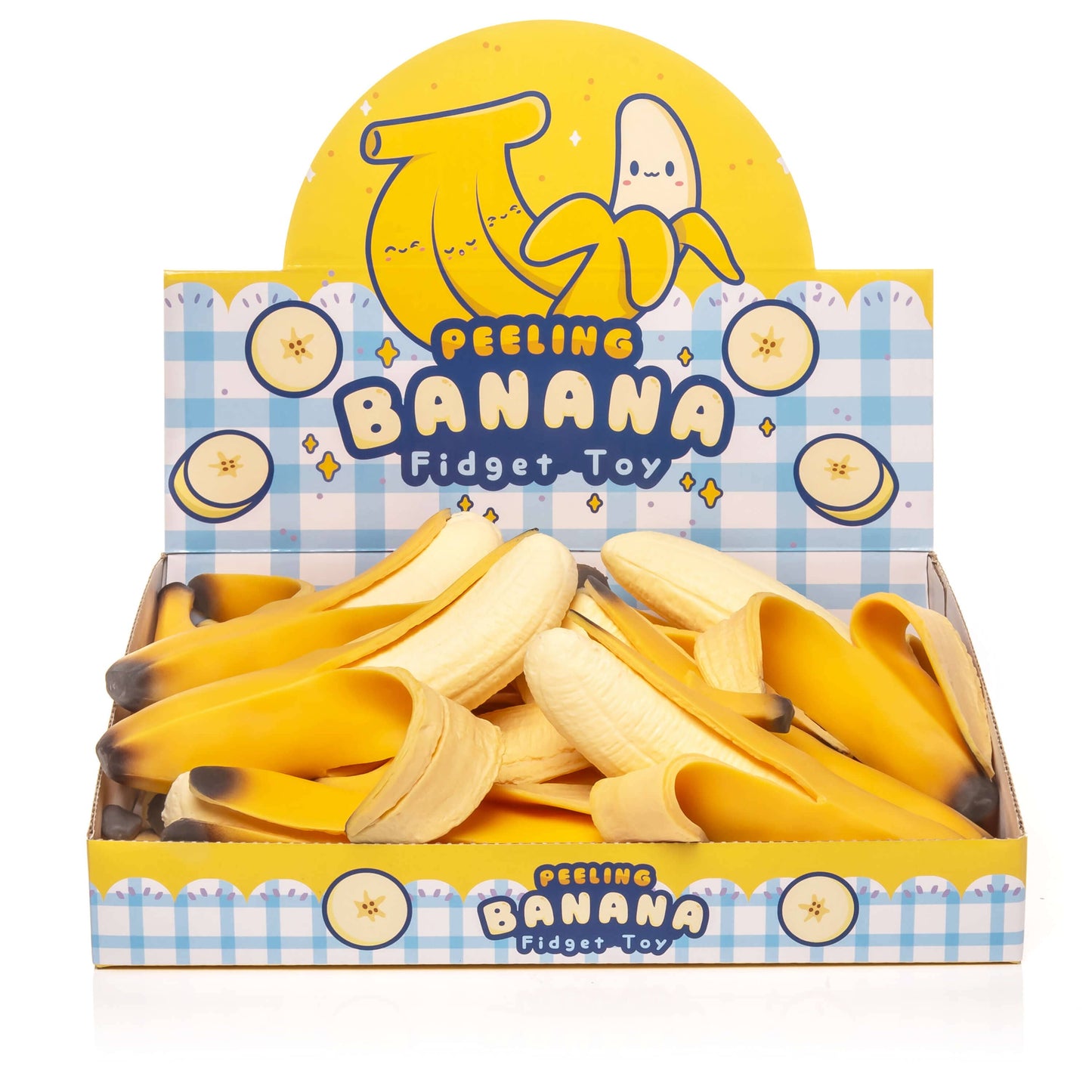 Peeling Banana Squishy Stress Toy (12pcs/case)