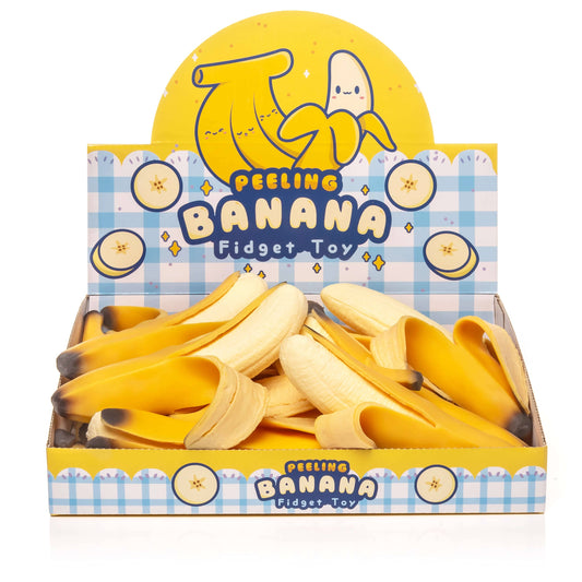 Peeling Banana Squishy Stress Toy (12pcs/case)