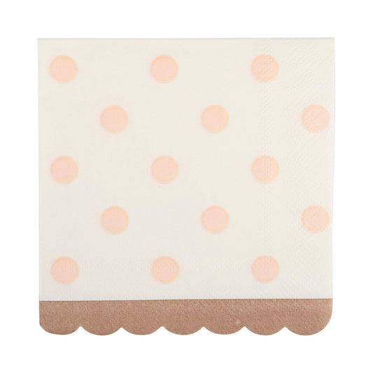 Polka Dot Cocktail Napkin