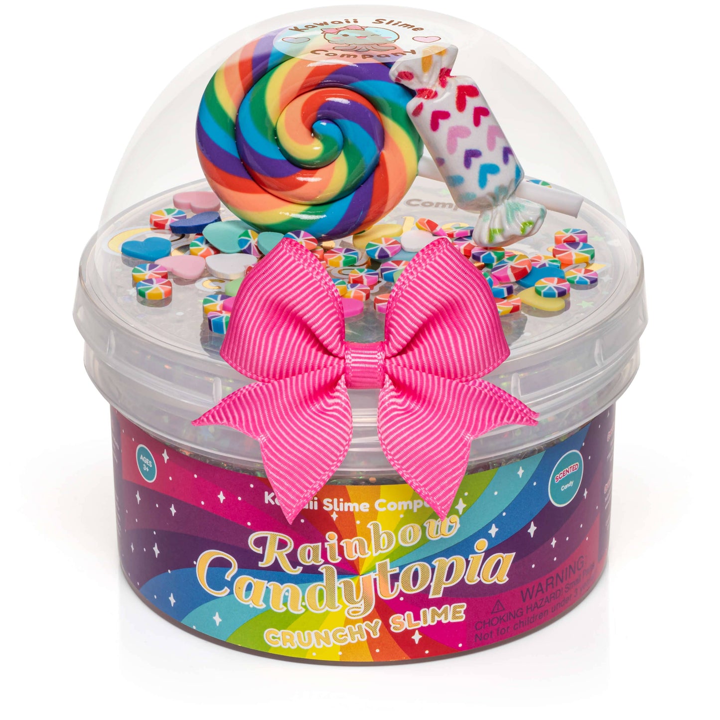 Rainbow Candytopia Crunchy Slime (4pcs/case)