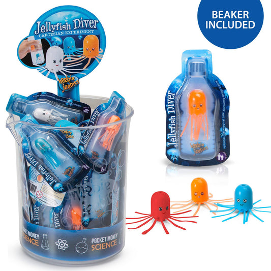 Jellyfish Diver in Scientific Beaker