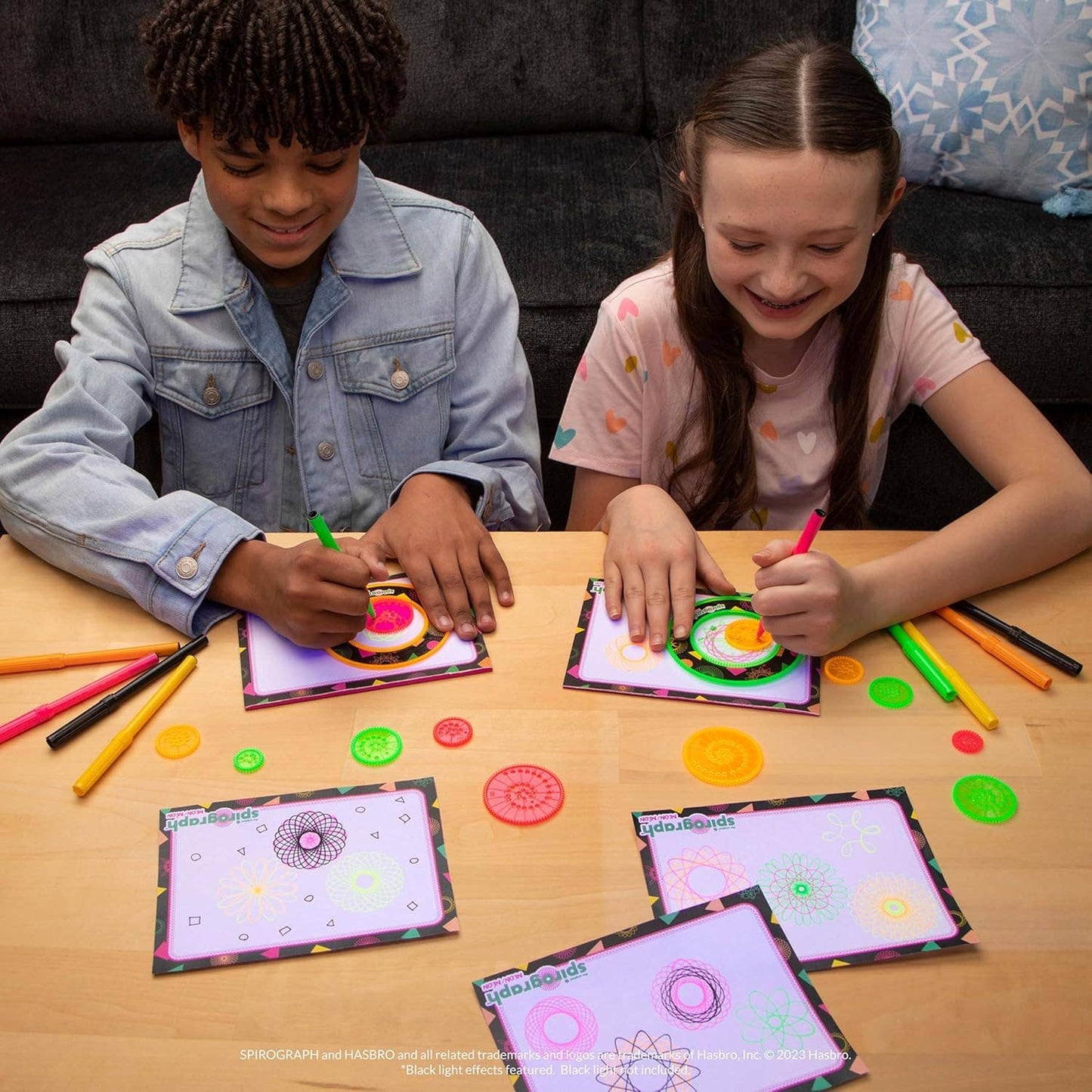 Spirograph - Neon - Art and Craft Kit for Kids