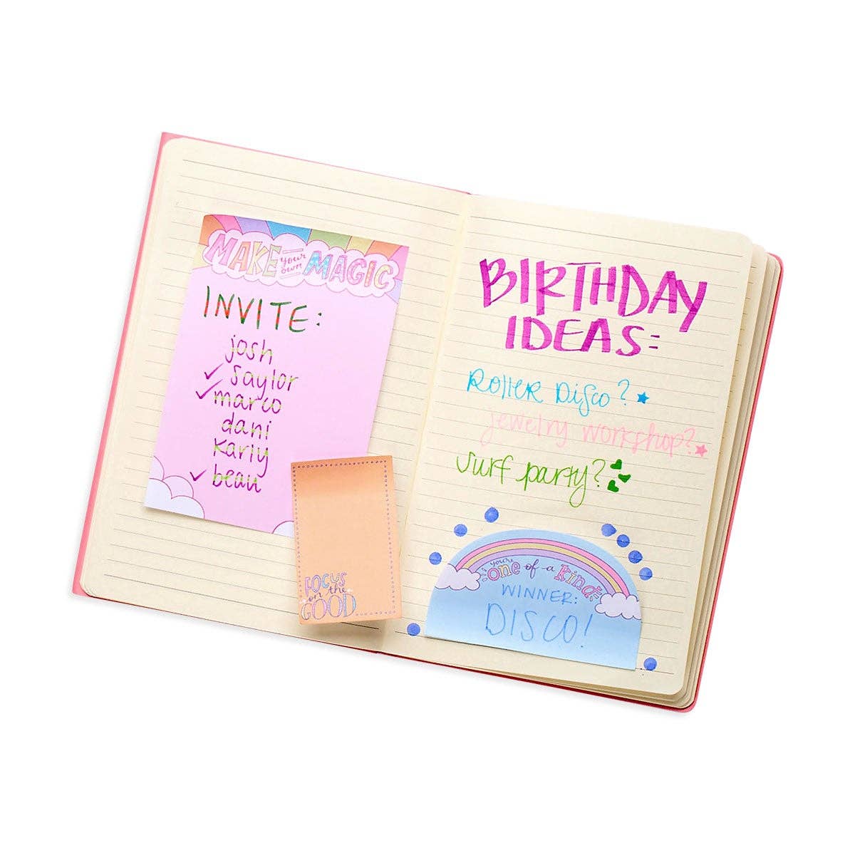 Side Notes Sticky Tab Note Pad - Make Magic (1 Set)