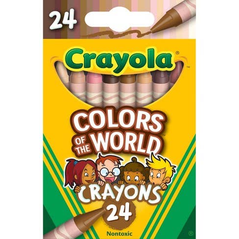 24 Count Crayola Colors of the World Crayons